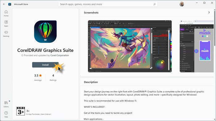 Cómo instalar aplicaciones desde la tienda de Windows