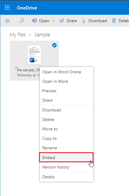 Cómo incrustar un documento de Office en un sitio web