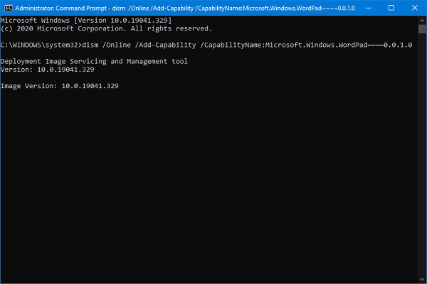instalar-wordpad-cmd