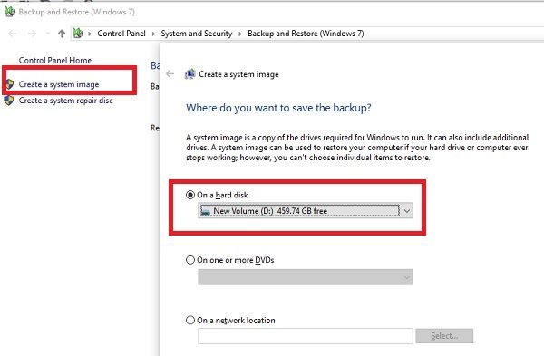 Mover Windows 10 a un disco duro externo