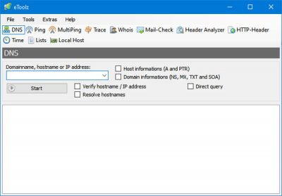 eToolz - software de red completo