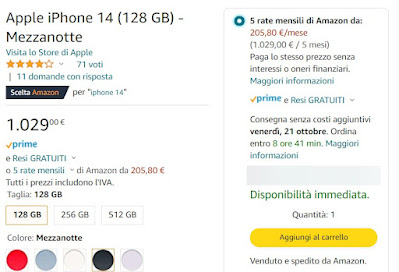 Amazon pago a plazos Tarifa Amazon PC