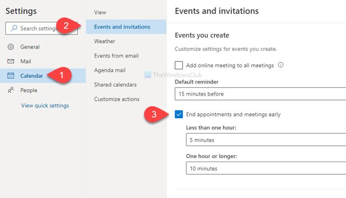 Cómo finalizar automáticamente las reuniones antes de tiempo en Microsoft Outlook