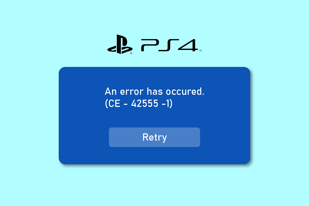 Solucionar el error de PS4 CE 42555 1 problema