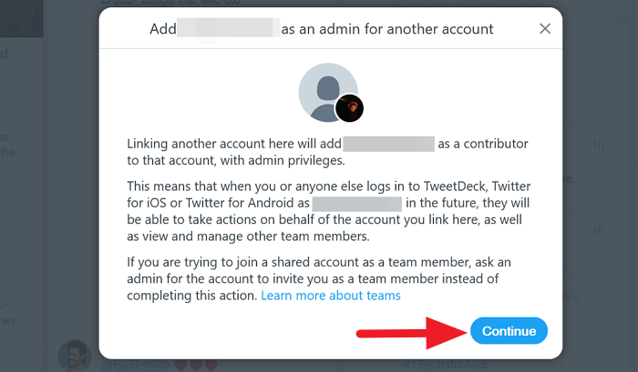 Alerta de múltiples cuentas de TweetDeck