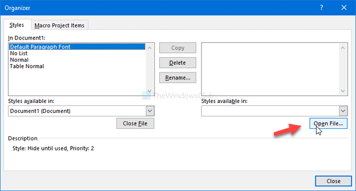 Cómo importar formato desde una plantilla o documento en Word