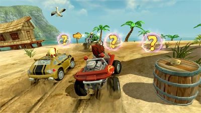Buggy de carreras en la playa