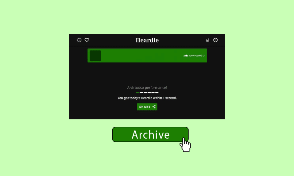Cómo ver el archivo de Heardle