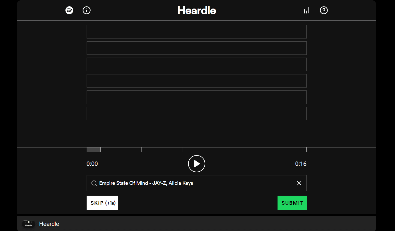Sitio web de Heardle | Cómo ver el archivo de Heardle