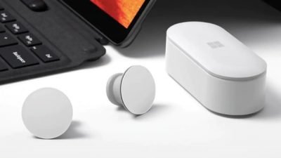 Superficie y Apple AirPods