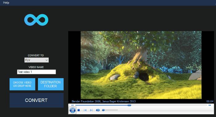 InfinityConverter es una aplicación rápida de conversión de imágenes y videos