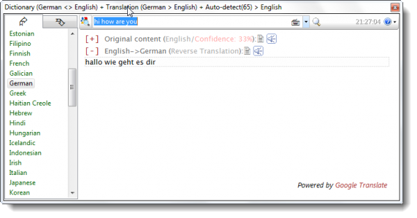 Dictionary .NET es una aplicación de traducción de escritorio para computadoras con Windows