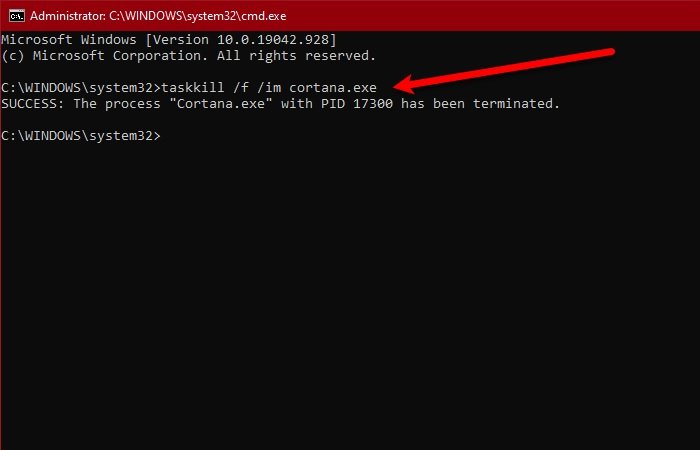 No puedo salir de Cortana en Windows 10