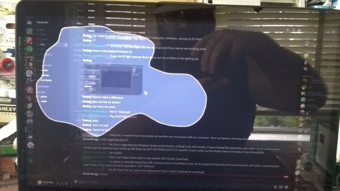 Recortar y dibujar ventanas congeladas.