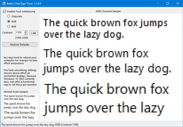 El mejor sintonizador ClearType para Windows 10