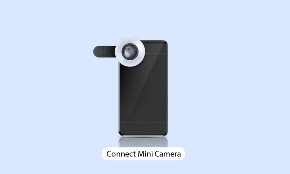 ¿Cómo conectas tu mini cámara a tu teléfono?