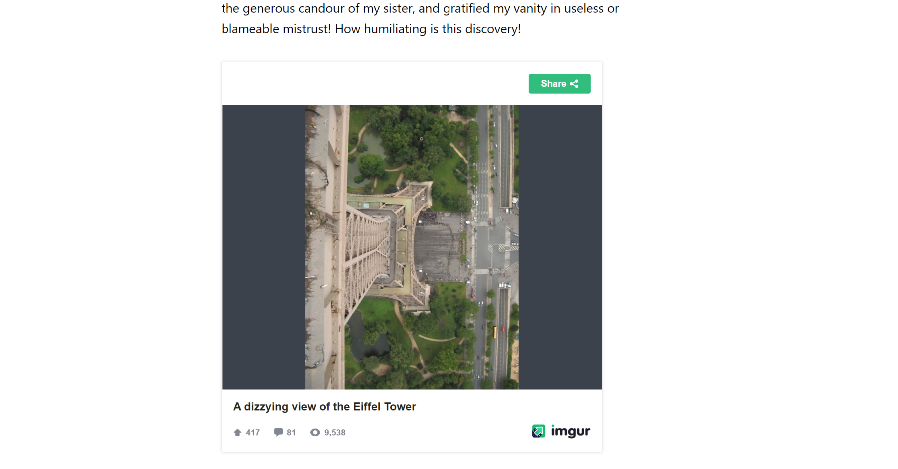 Incrustar Imgur WordPress - Cómo hacerlo - Resultado