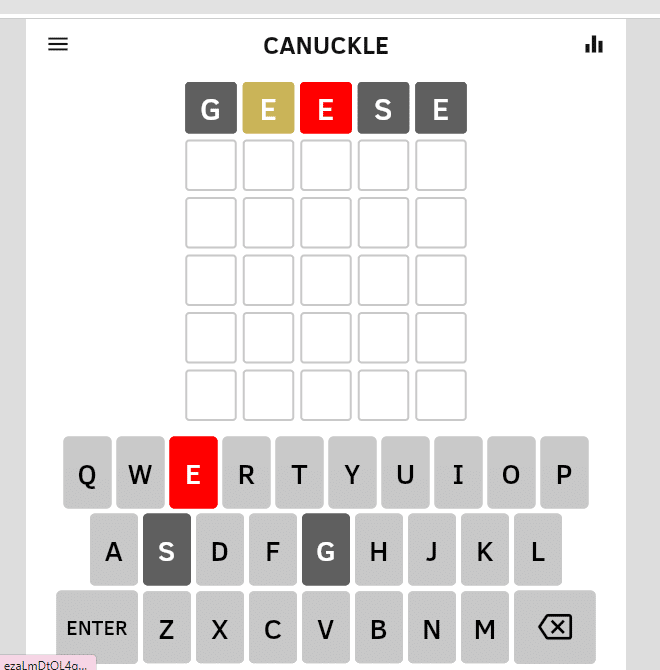 Introduzca su primera suposición. ¿Qué es Canuckle? Cómo jugar la versión canadiense de Wordle