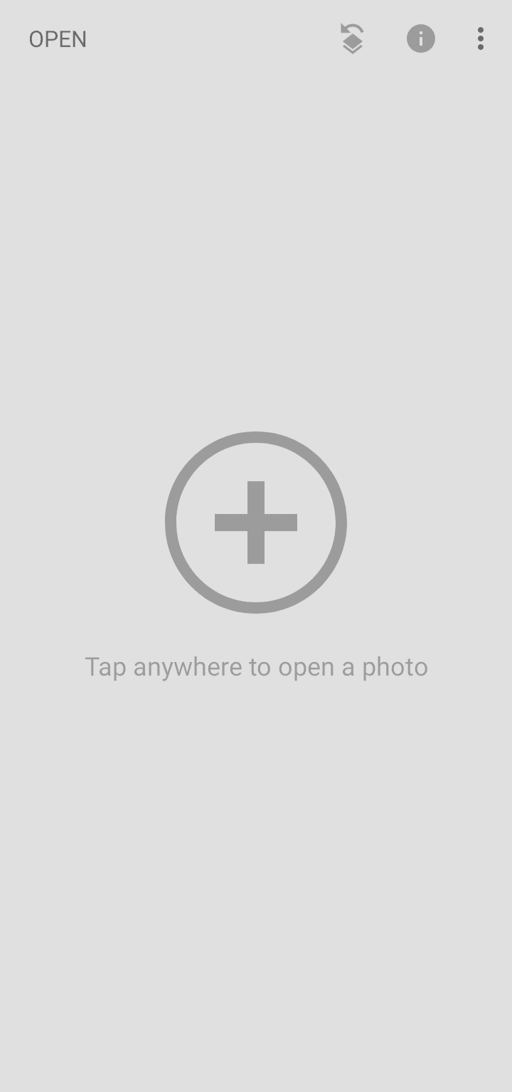 Toque en cualquier lugar de la pantalla para agregar una imagen borrosa desde su teléfono.  |  desempañar la cámara frontal de mi iPhone
