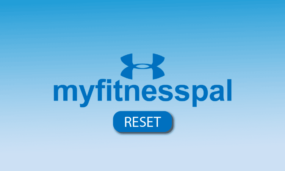 ¿Cómo se puede restablecer MyFitnessPal?
