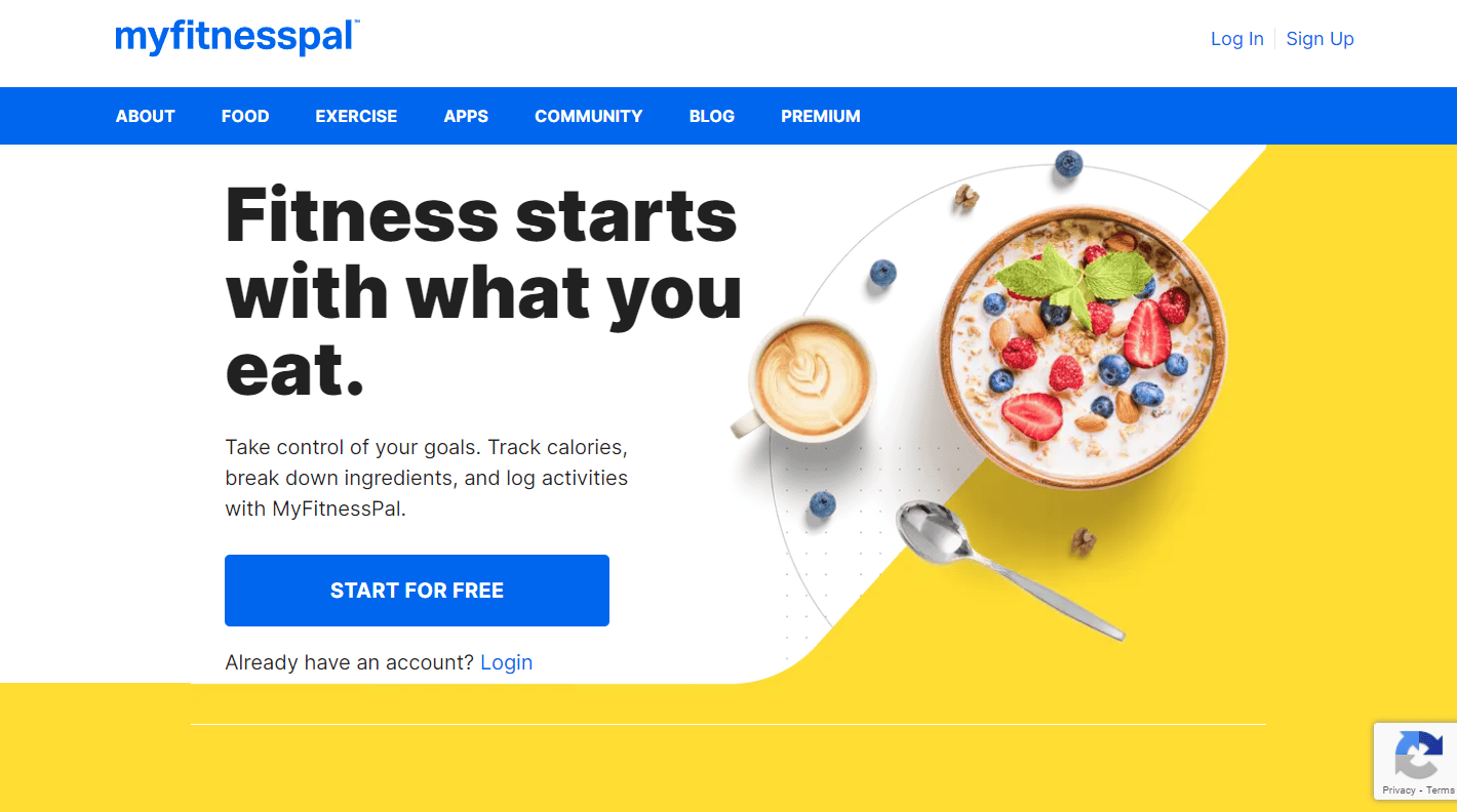 Sitio web MyFitnessPal |  ¿Cómo se puede restablecer MyFitnessPal?