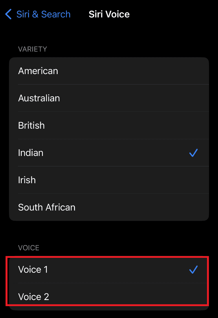 Configurar Voz 1 y Voz 2