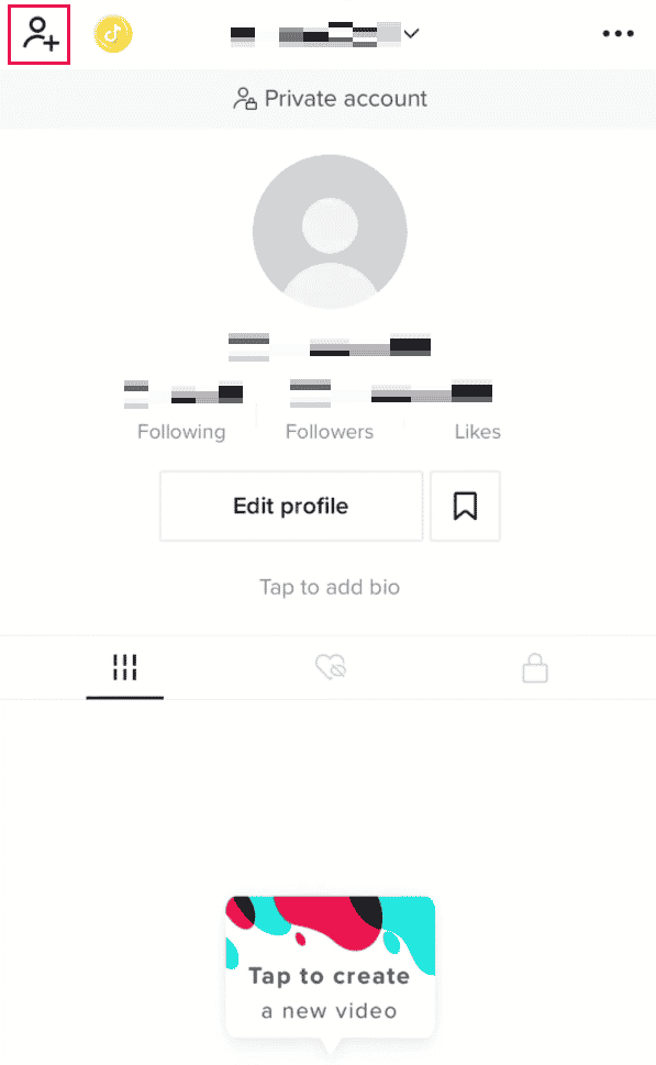   Toque el icono Agregar amigos
