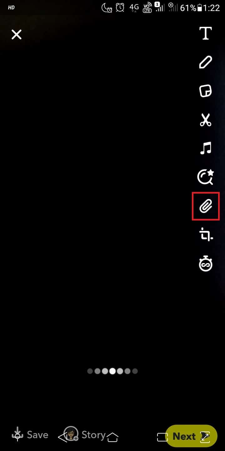 Tome un chasquido y toque el icono de alfiler. 