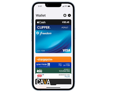 billetera de manzana