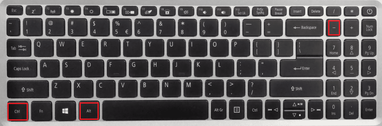 El atajo para alejar Google Docs es Ctrl + Alt + -