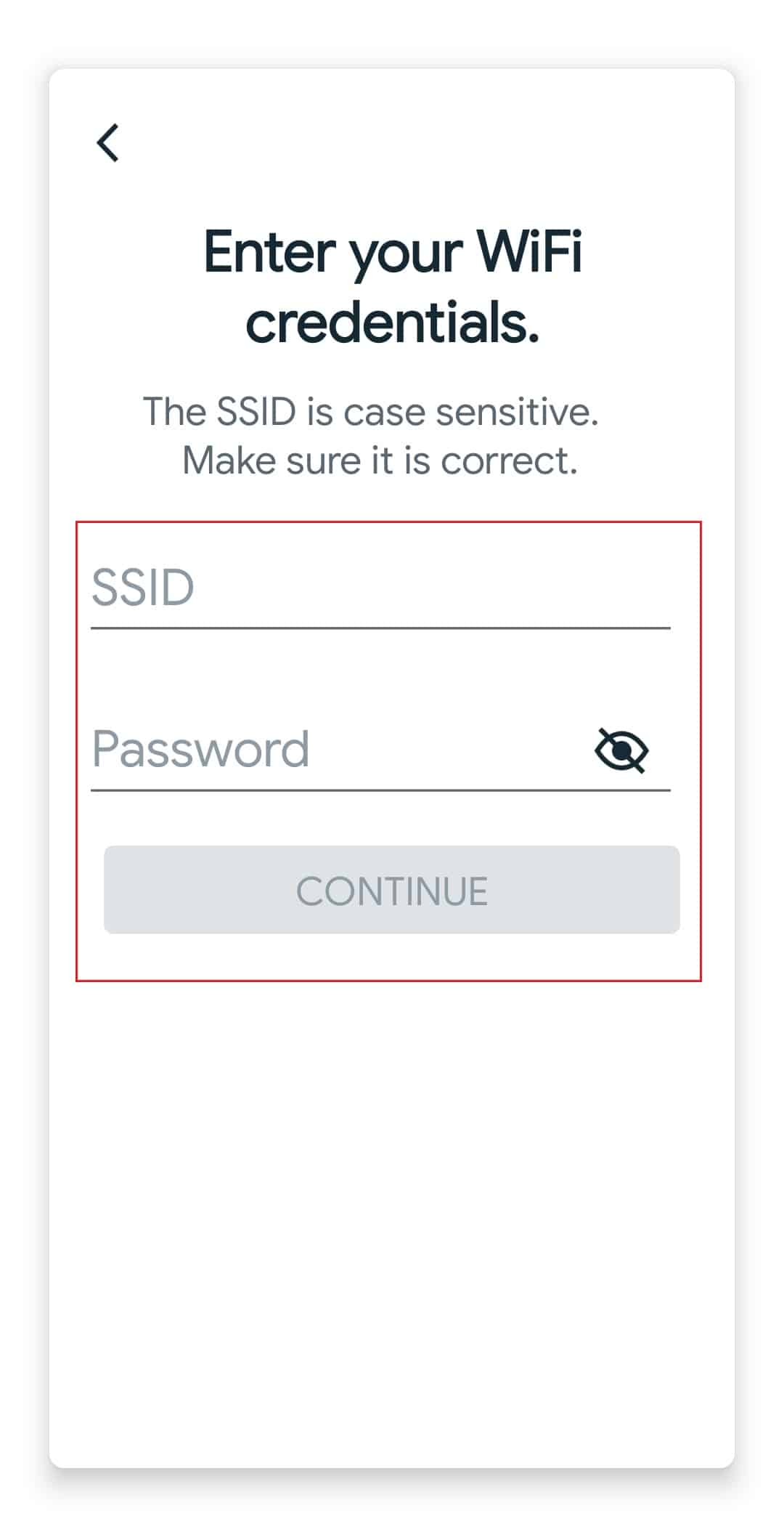 SSID y contraseña para iniciar sesión en el videoportero arlo