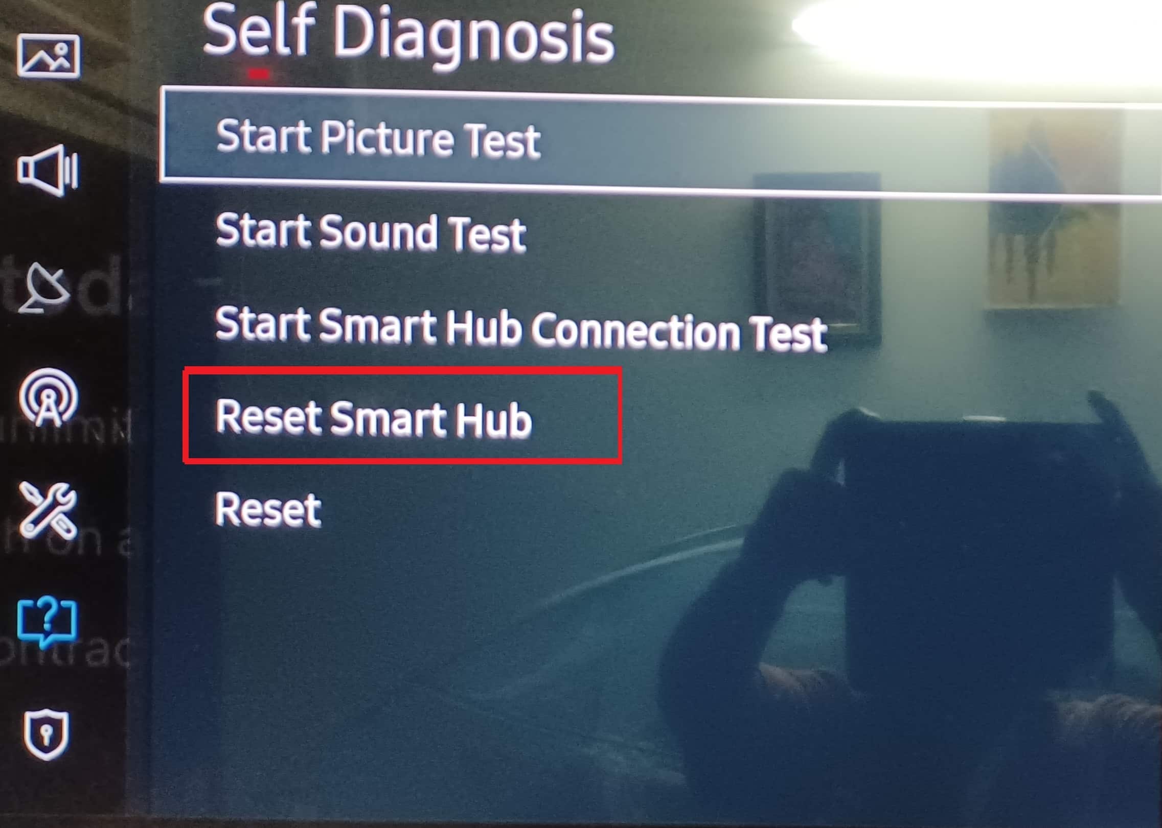 autodiagnóstico restablecer hub inteligente samsung smart tv.  Solucionar el error de Netflix 5.7 en Windows 10