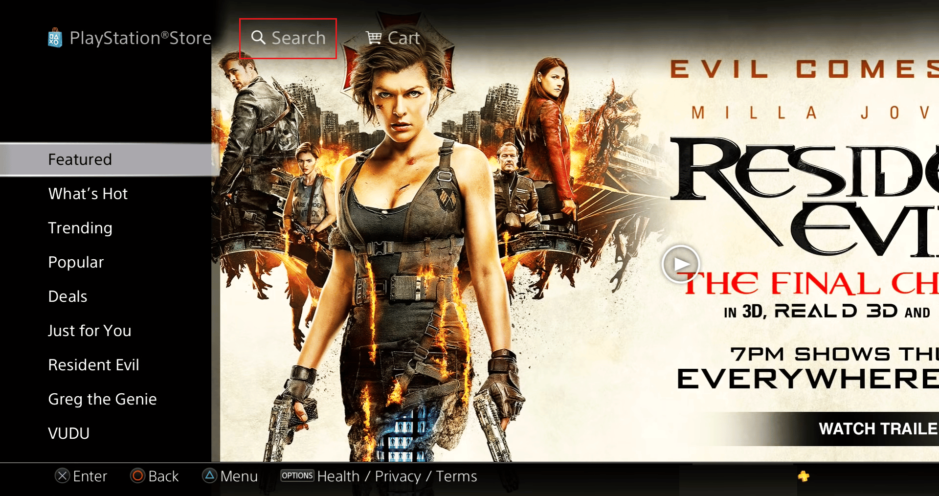 Búsqueda en la tienda de PlayStation.  Cómo acceder a la prueba de 14 días de PlayStation Plus