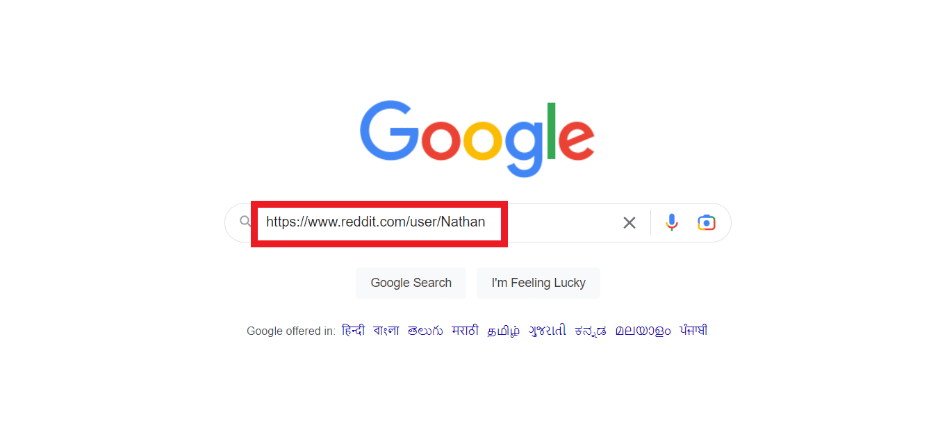 escriba https://www.reddit.com/user/insertnameaquí en la barra de búsqueda de Google |  encontrar a alguien en Reddit con su número de teléfono