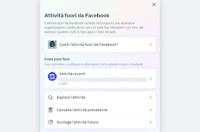 datos externos de facebook