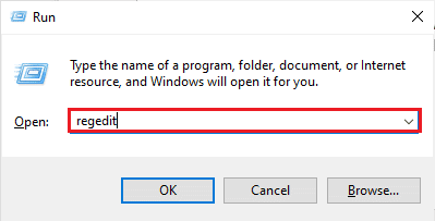Ingresa regedit.  Formas de corregir el error de actualización de Windows 0X80070003
