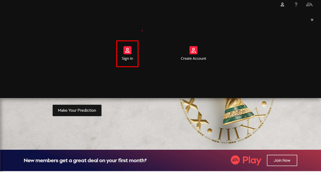 Haga clic en Iniciar sesión.  |  ¿Cómo desvinculo la cuenta EA de PS4?