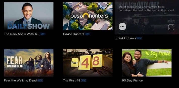 interfaz philo en dispositivos roku 