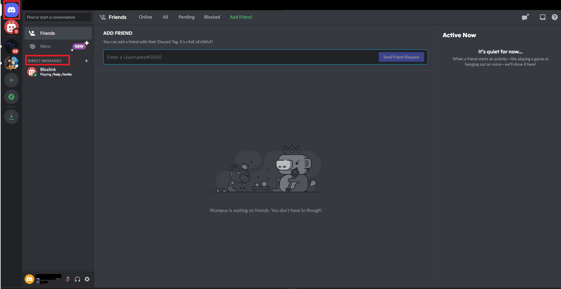 Discord mensajes directos