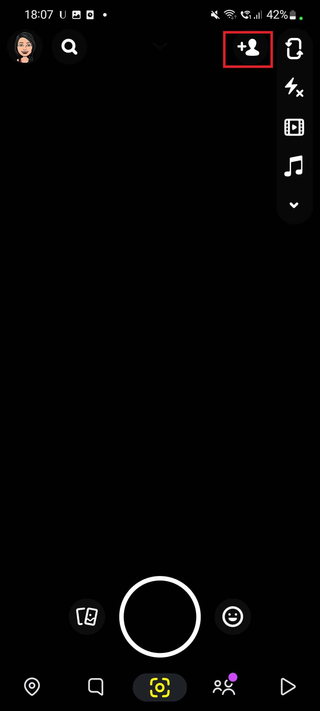 Añadir opción de amigo.  Cómo buscar Snapchat por número de teléfono