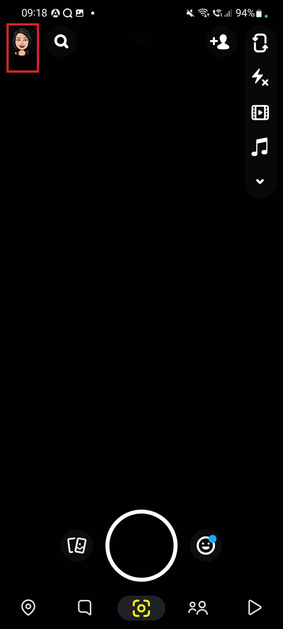 icono de perfil  Cómo buscar Snapchat por número de teléfono