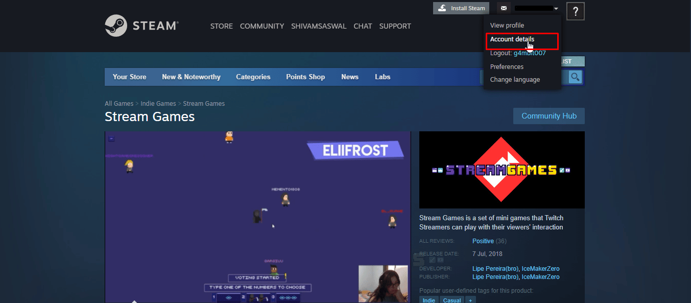 Seleccione la opción Detalles de la cuenta en el menú desplegable haciendo clic en la opción Cuenta en la esquina superior derecha de su pantalla.  |  ¿Cómo funciona la cancelación de EA?  |  obtener un reembolso en EA Play