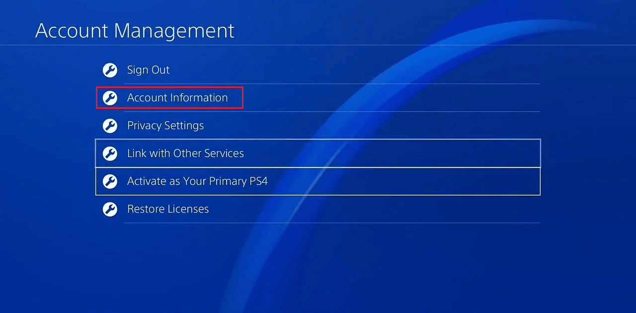 Seleccione Información de la cuenta |  ¿Cómo funciona la cancelación de EA?