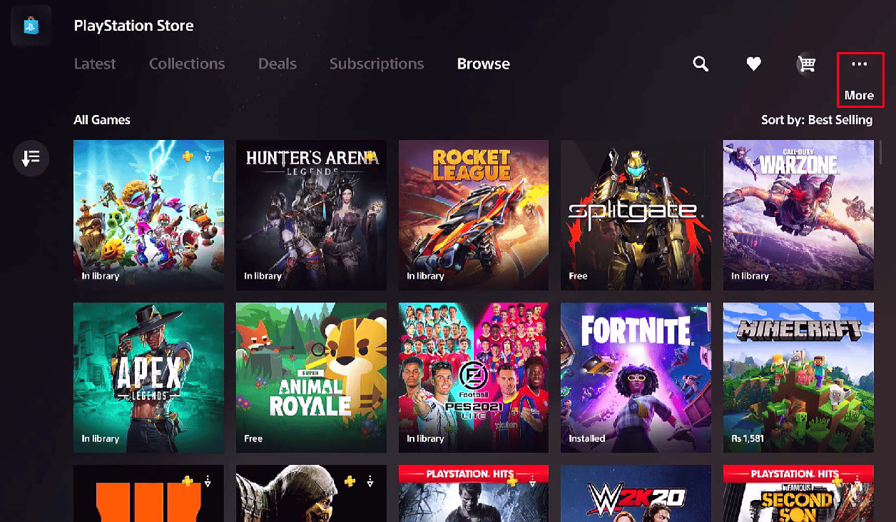 Seleccione la opción más presente en la esquina superior derecha de su página de Playstation Store.  |  ¿Cómo funciona la cancelación de EA?  |  obtener un reembolso en EA Play