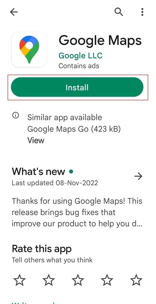 instalar Google Maps