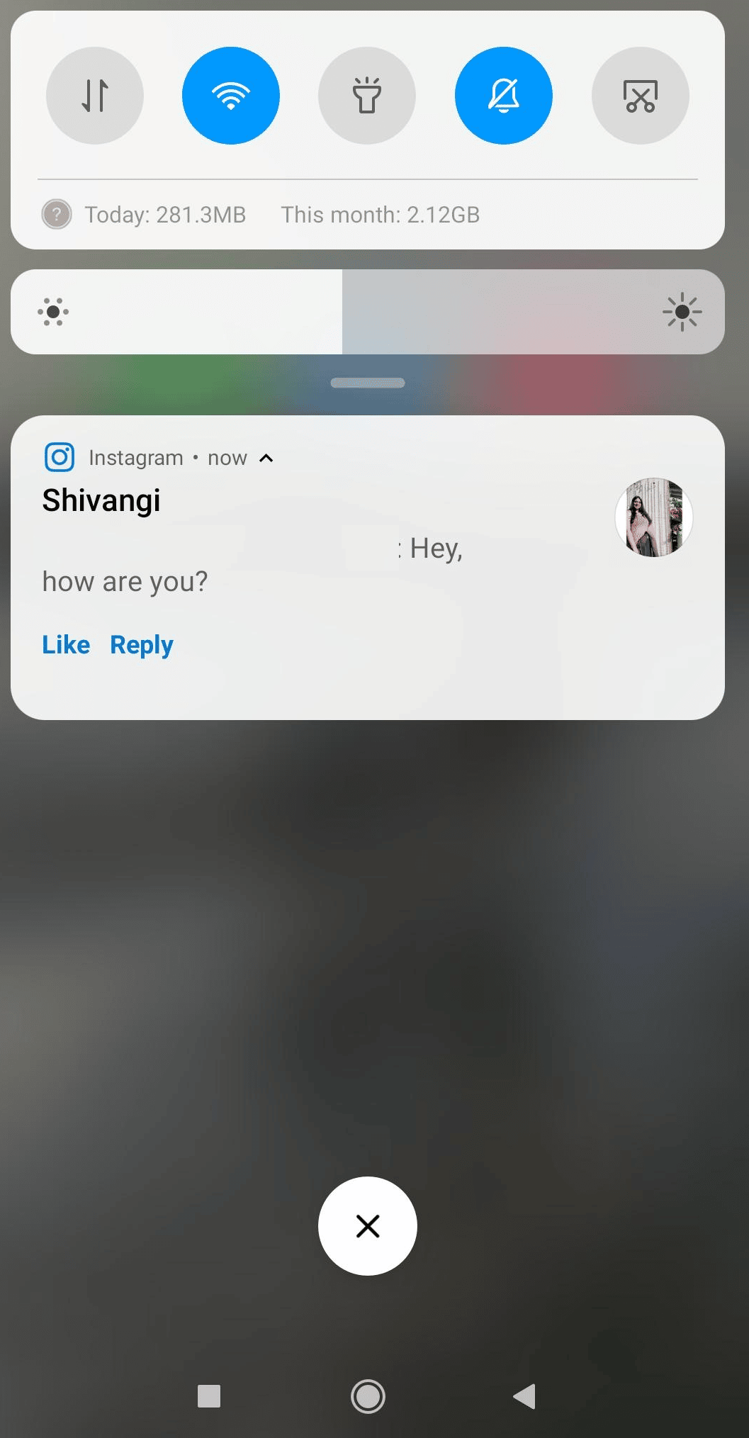Notificación de mensaje