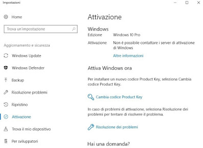 activación de Windows