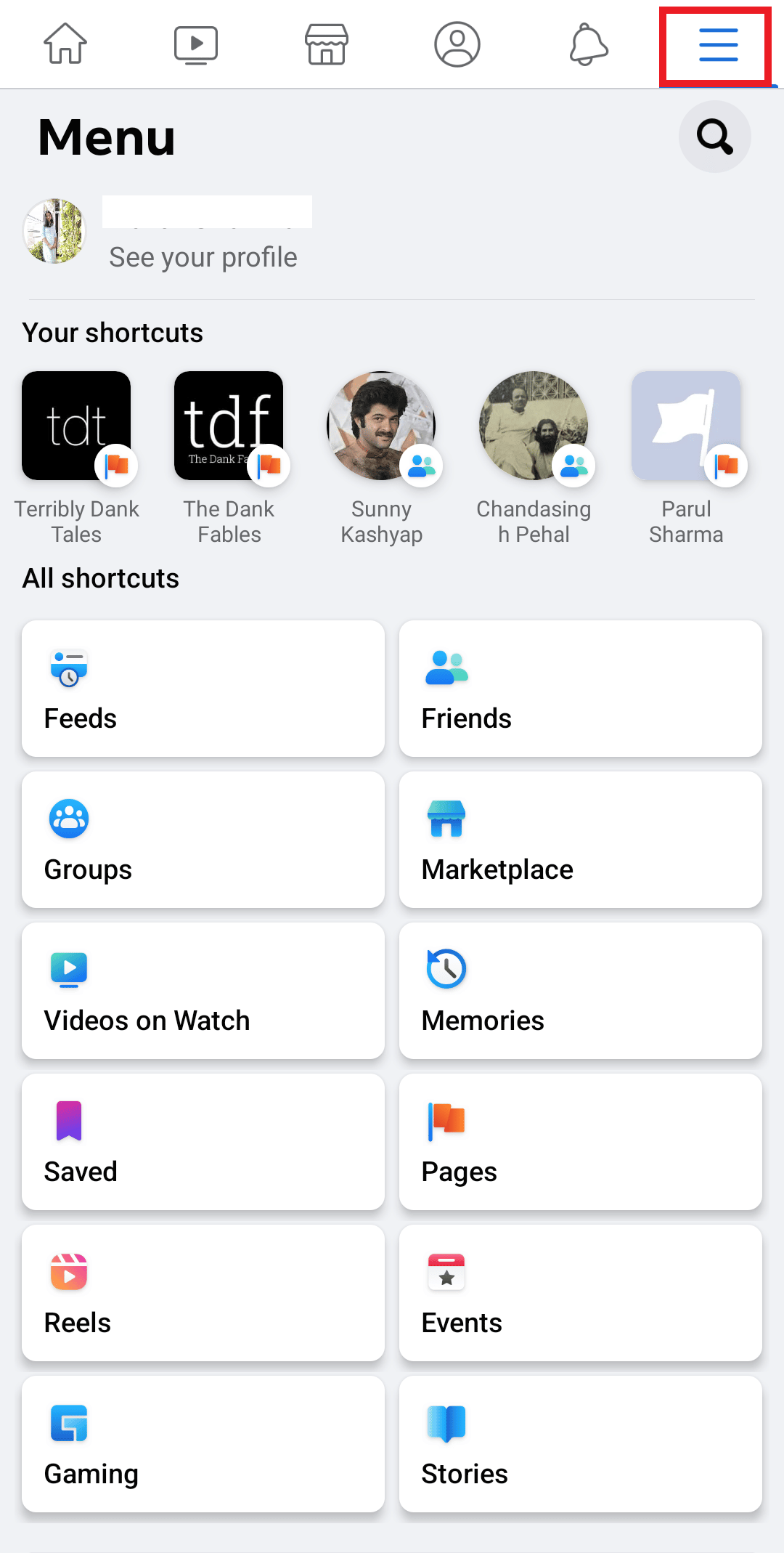 toque en tres líneas horizontales. Cómo arreglar el error de Spotify al no poder iniciar sesión