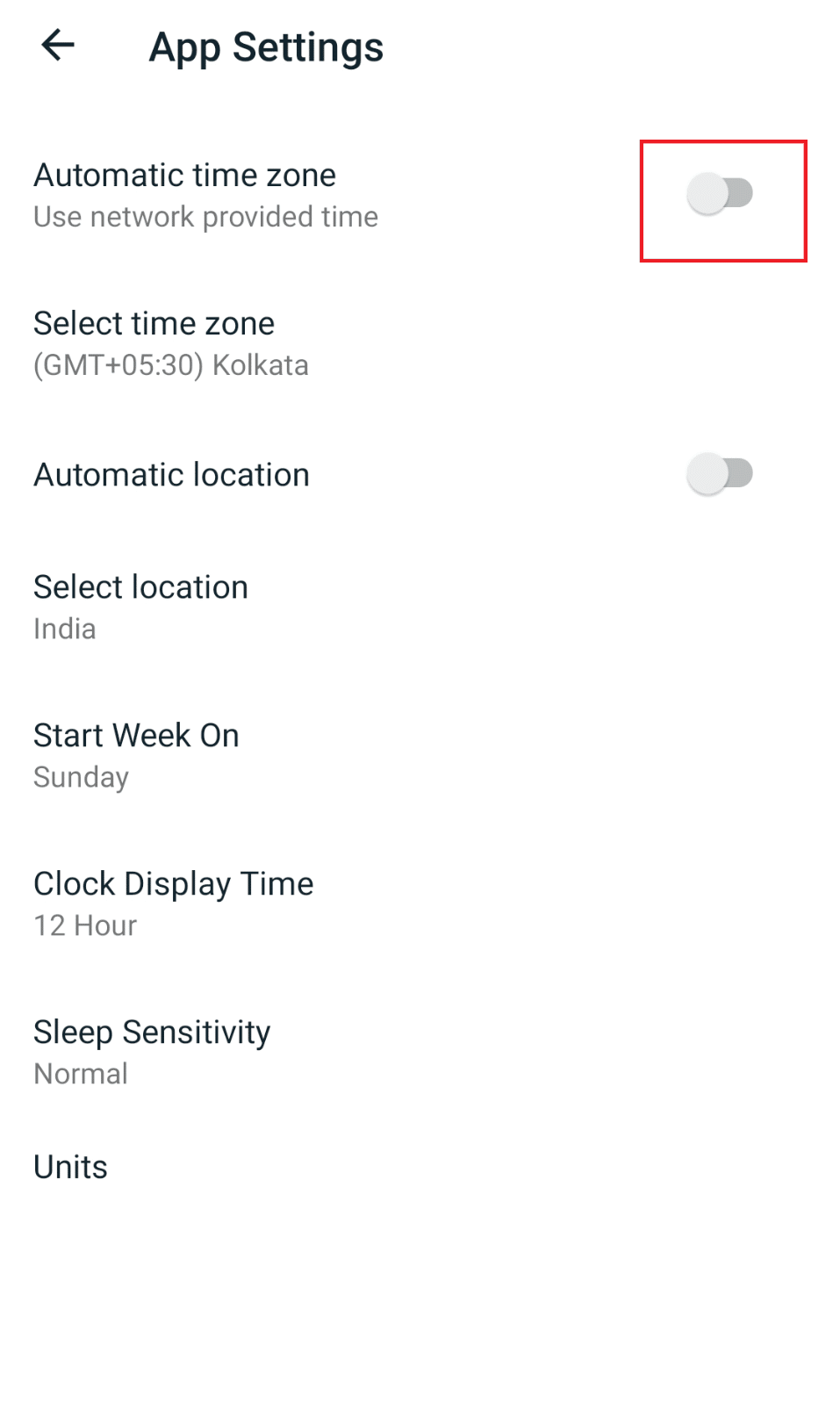 Zona horaria automática de Fitbit desactivada. Cómo restablecer la hora en fitbit inspire 2