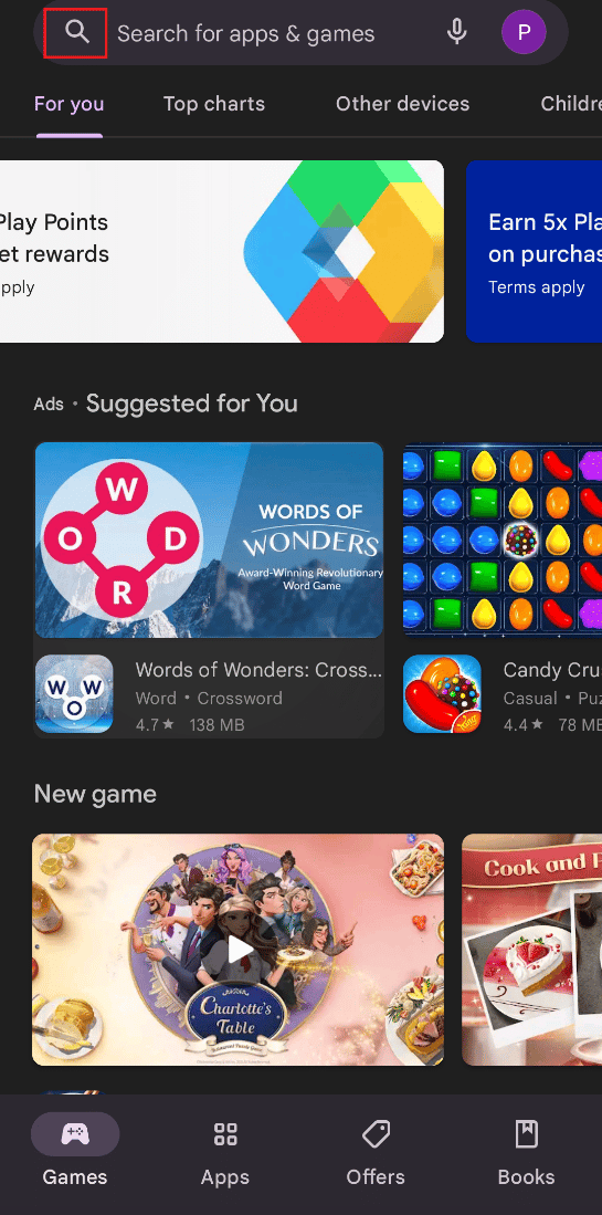 tienda de juegos de google